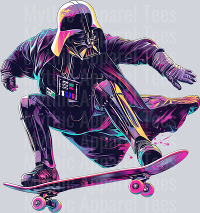 Darth Vader Skateboarding