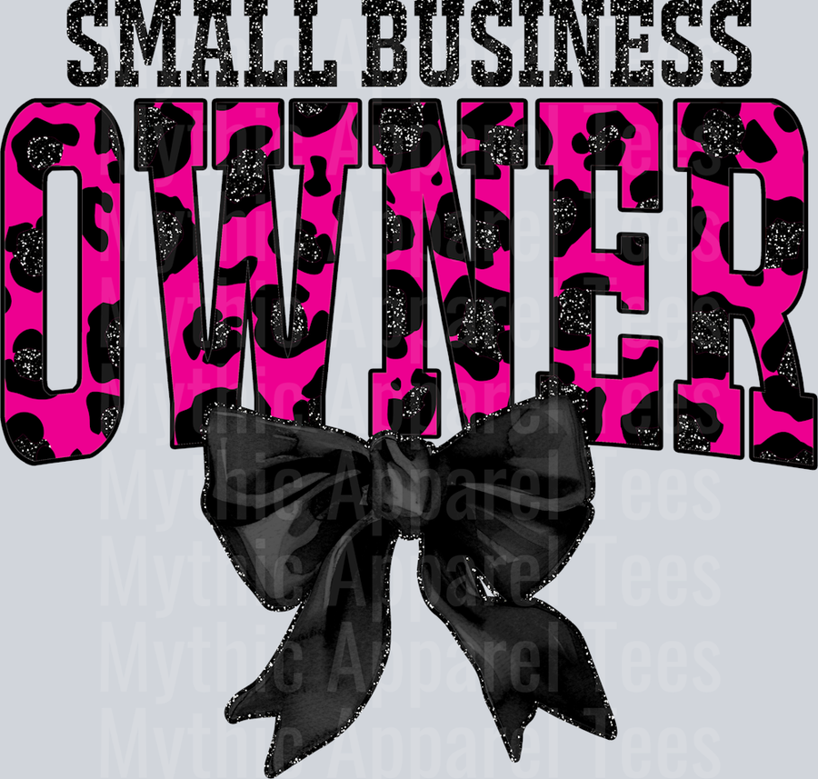Pink Leopard Small Business Owner