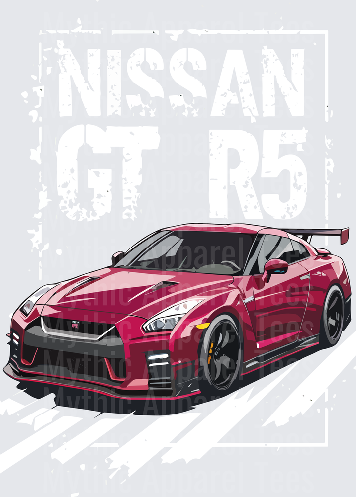 Drifting and Muscle Cars Nissan GT-R R35 Crimson Red JDM Widebody
