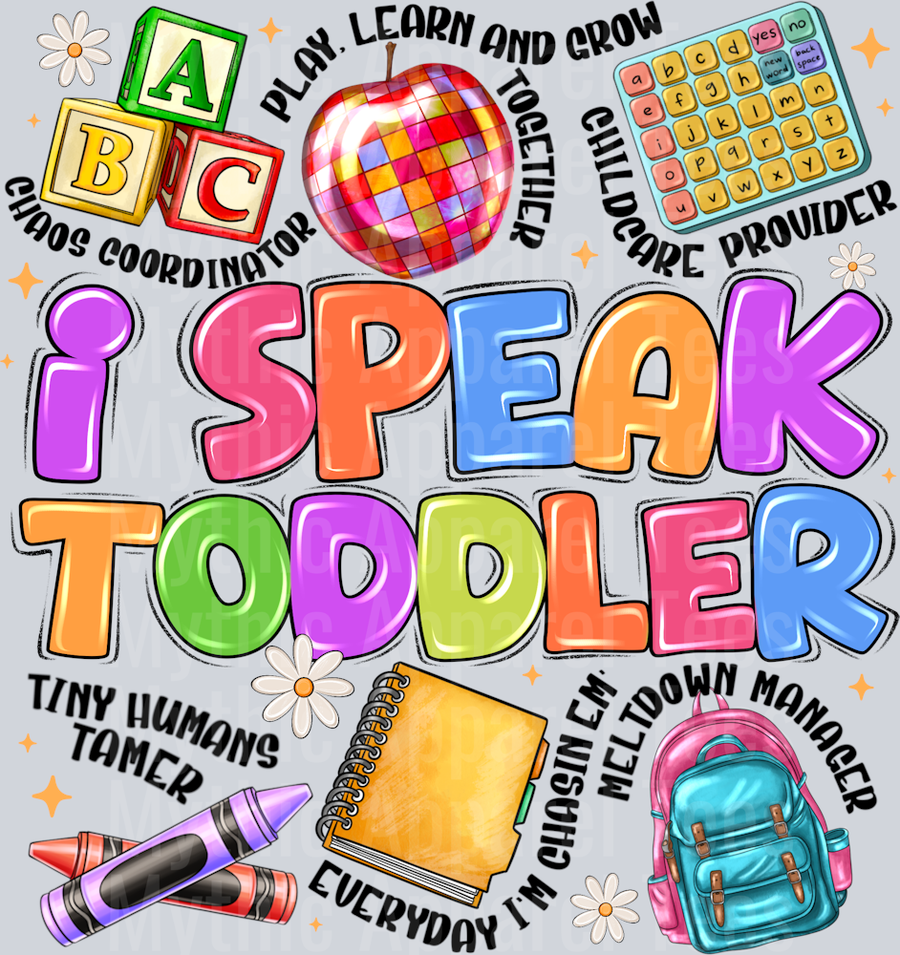 i speak toddler