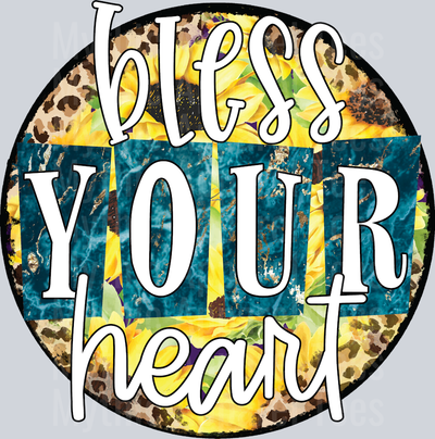 Bless Your Heart Southern Girl Cowgirl Western