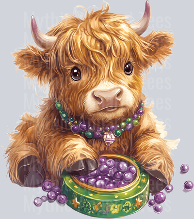 AZ798 Mardi Gras Highland Cow (26)