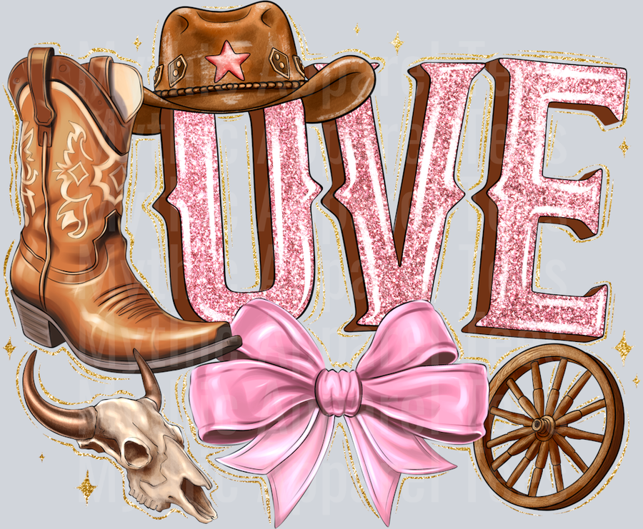 Love cowboy cow