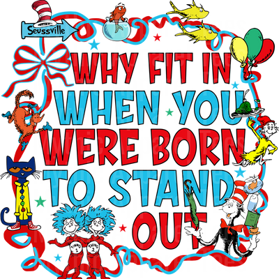 Dr Suess DTF Transfer