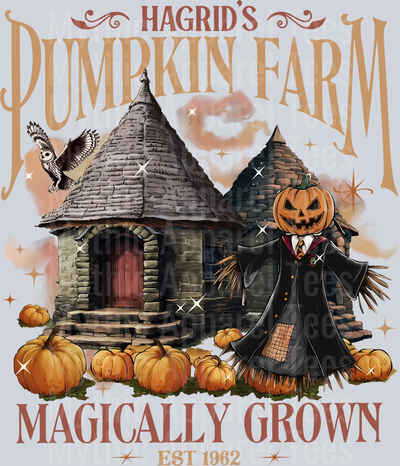 Hagrid_s Pumpkin Patch Comfort Colors Shirt, Fall Shirt, Hagrid_s Pumpkin Farm Halloween Tee, Spooky Season Gift, Pumpkin Thanksgiving Shirt black