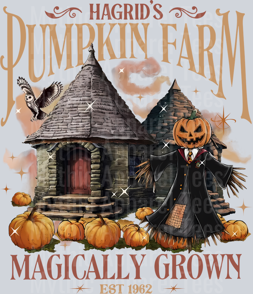 Hagrid_s Pumpkin Patch Comfort Colors Shirt, Fall Shirt, Hagrid_s Pumpkin Farm Halloween Tee, Spooky Season Gift, Pumpkin Thanksgiving Shirt black
