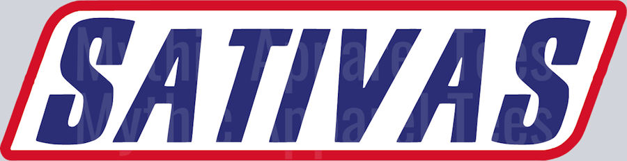 Snickers SATIVAS weed plant DTF Weed Transfers