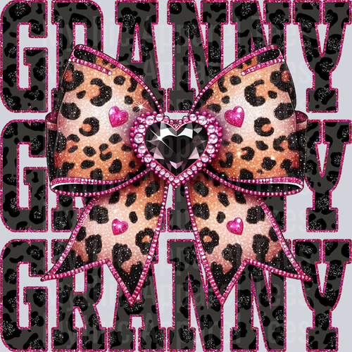 Leopard Bow Granny