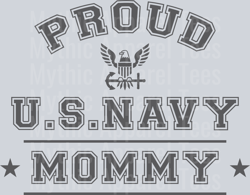 AZ1301 NAVY Proud US Navy Mom