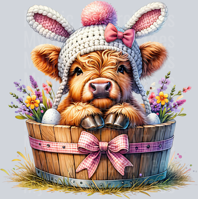 Easter Highland Cow