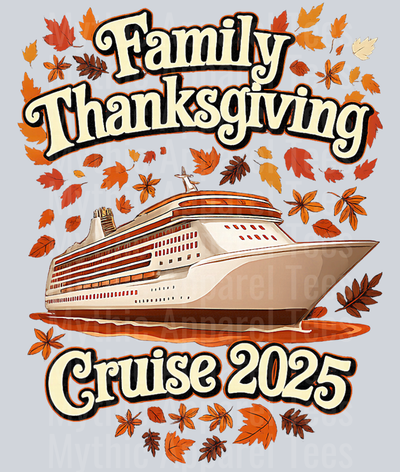 Family Thanksgiving Cruise 2025 Thanksgiving Cruise Squad T-Shirt