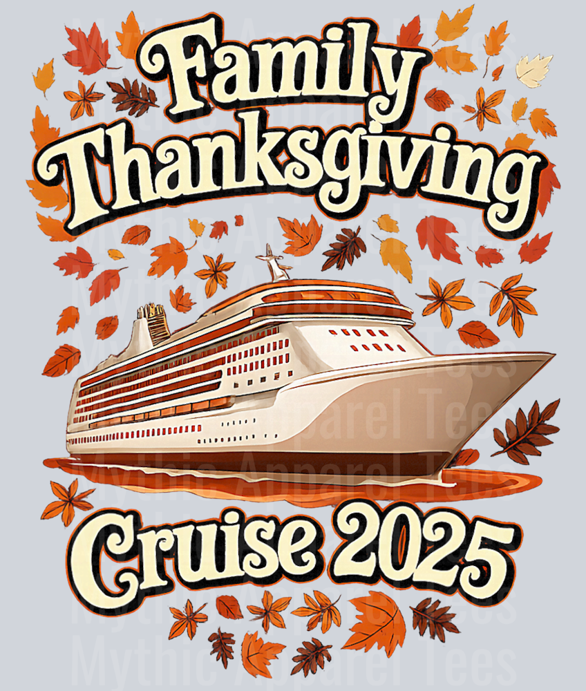 Family Thanksgiving Cruise 2025 Thanksgiving Cruise Squad T-Shirt