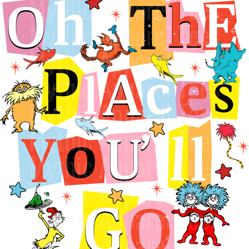 Dr Suess DTF Transfer