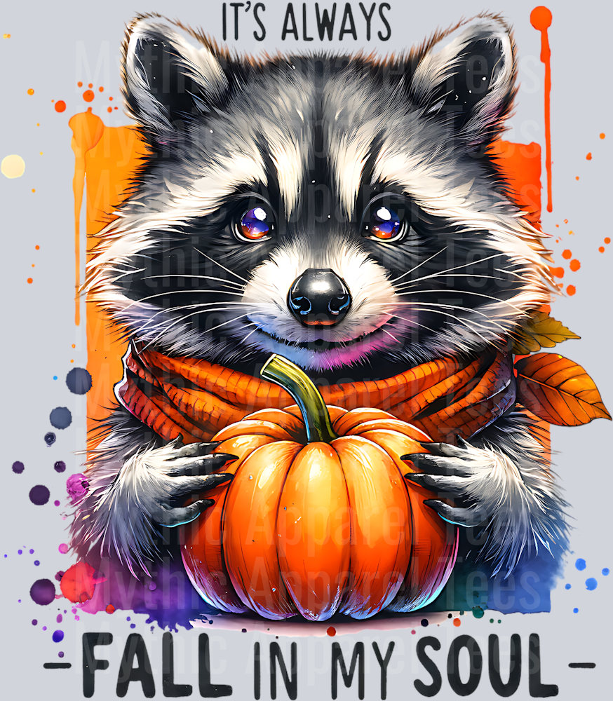 ITS ALWAYS FALL IN MY SOUL RACCOON 2