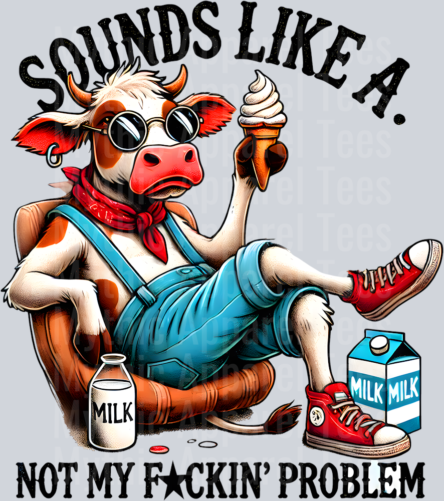 Sounds like a not my fuckin problem DTF Cow Transfers
