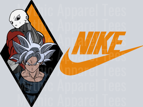 DBZ Trunks JUST DO IT DTF Nike Transfers