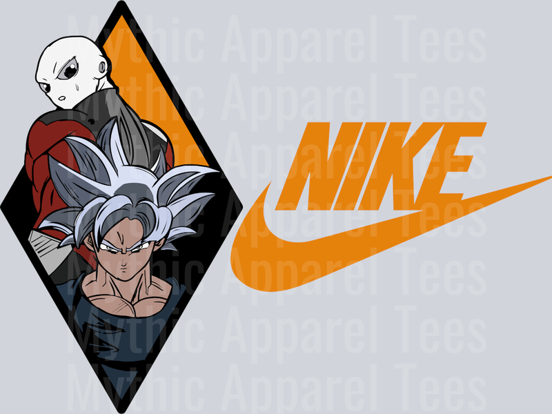DBZ Trunks JUST DO IT DTF Nike Transfers