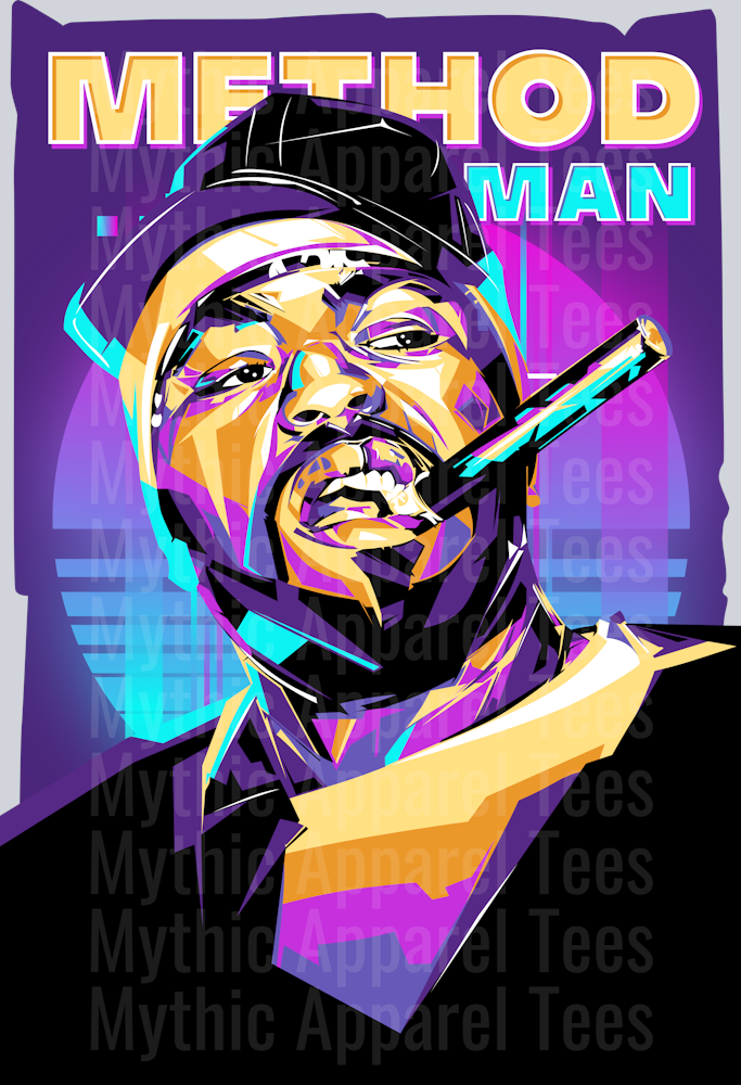 METHOD MAN Rapper Pop Culture Rap Legend DTF Rapper Transfers