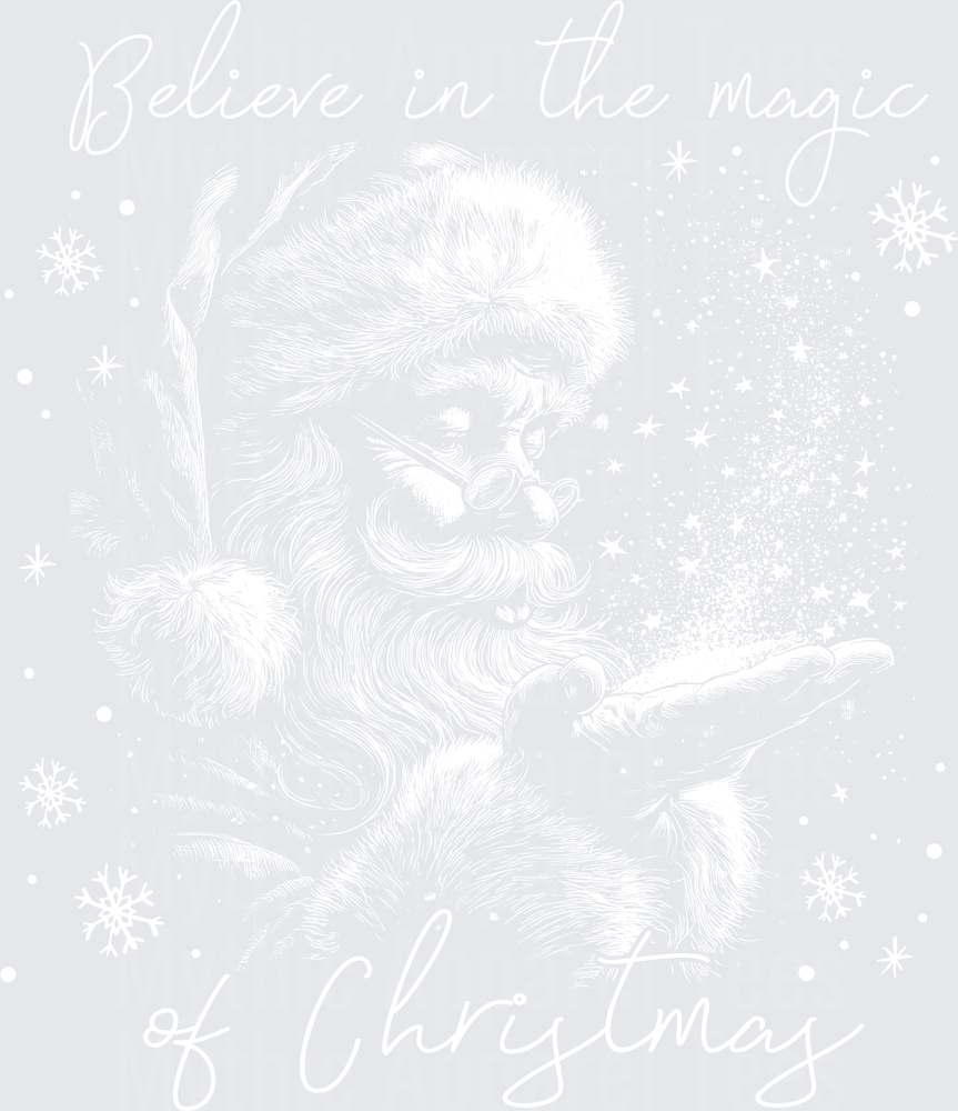 Santa Claus Magic of Christmas Park Holiday Design