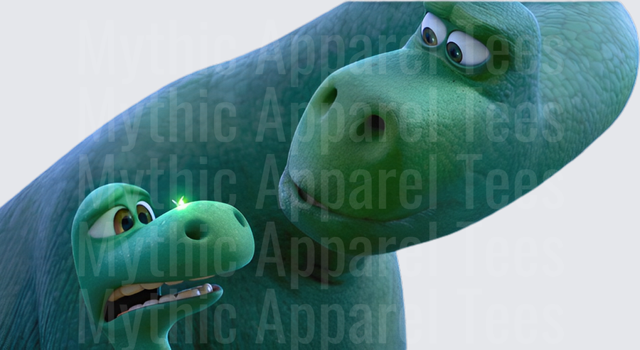 Arlo and Poppa Henry Close-Up Portrait from The Good Dinosaur