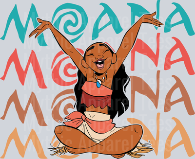 Moana Happy Disney Moana DTF Moana Transfers