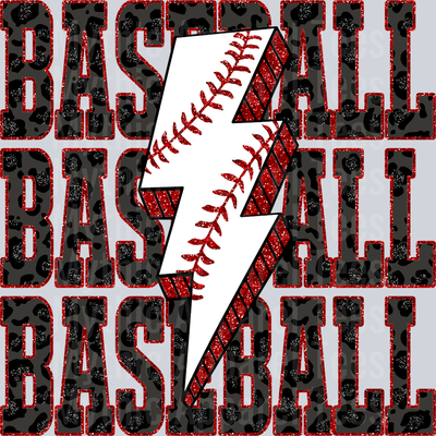 Baseball Stacked School Spirit & Sports