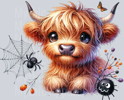 Halloween Highland Cow (5)