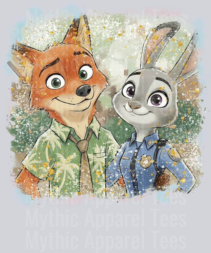 OR 04122025 VTN Watercolor Zootopia Disney Preppy
