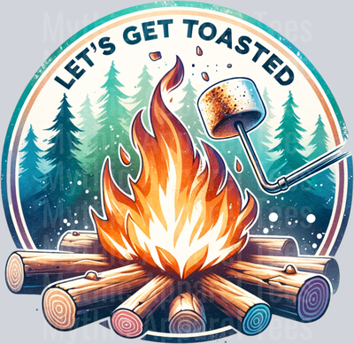 Let's get toasted DTF Camping Transfers