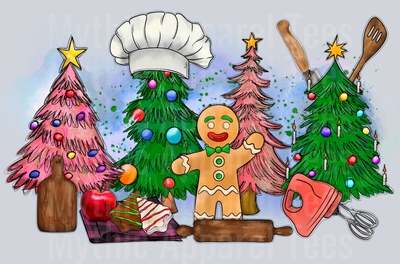 ChristmasTreeCookieBaking