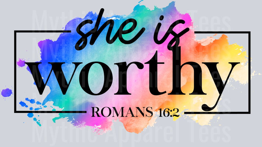 She is worthy DTF Religious Transfers