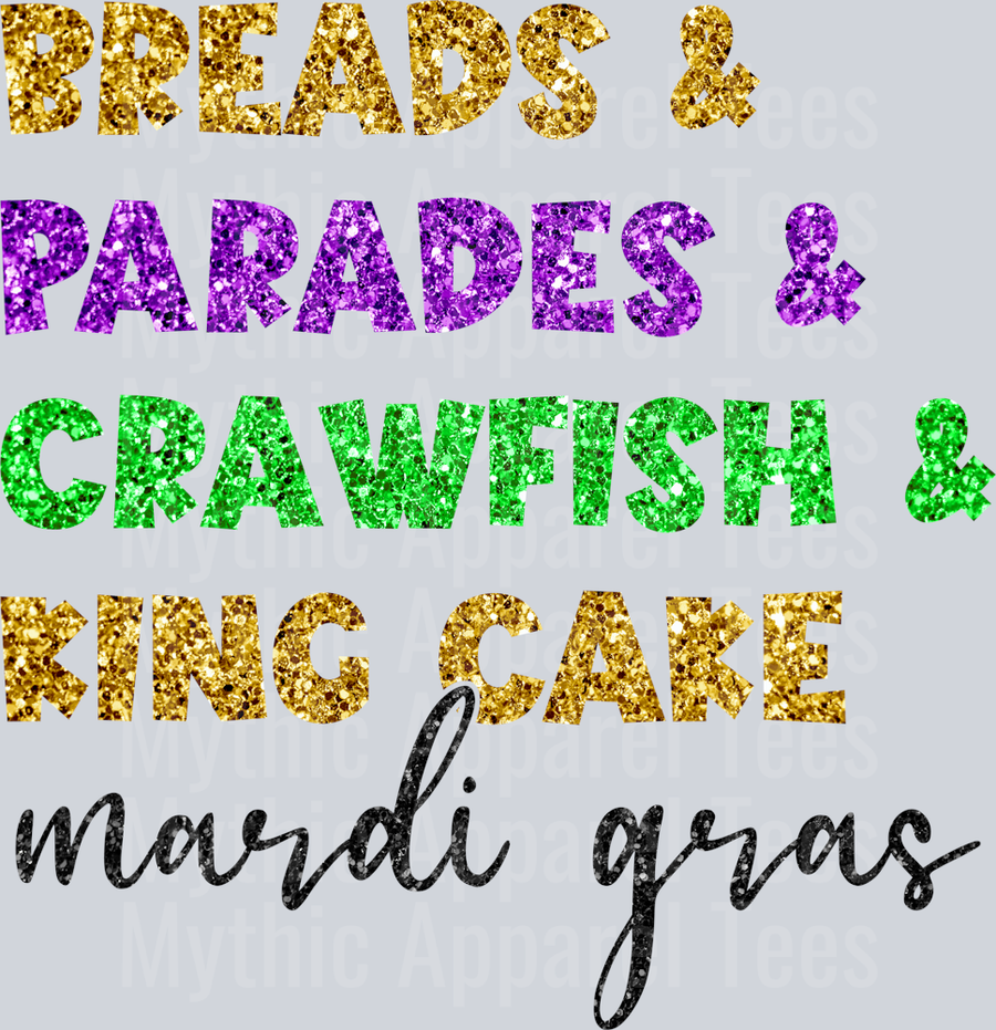 AZ727 Mardi Gras Rhinestone