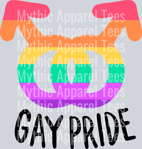 Gay Pride Symbol LGBTQ+ Transfer