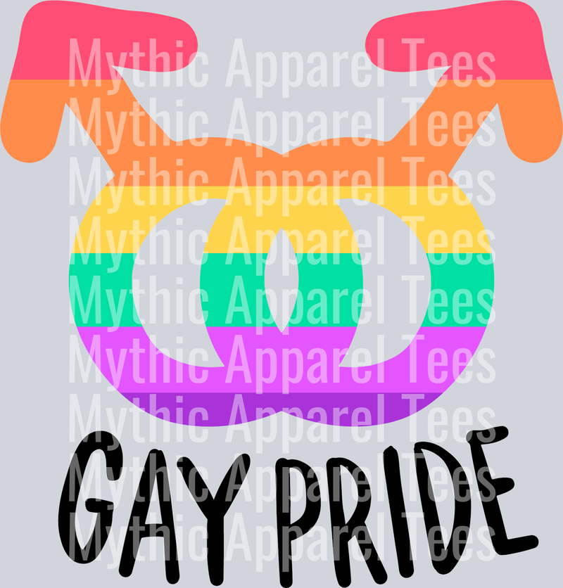 Gay Pride Symbol LGBTQ+ Transfer