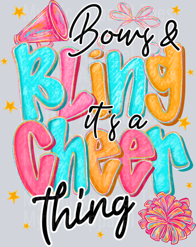Bows and Bling Its a Cheer Thing