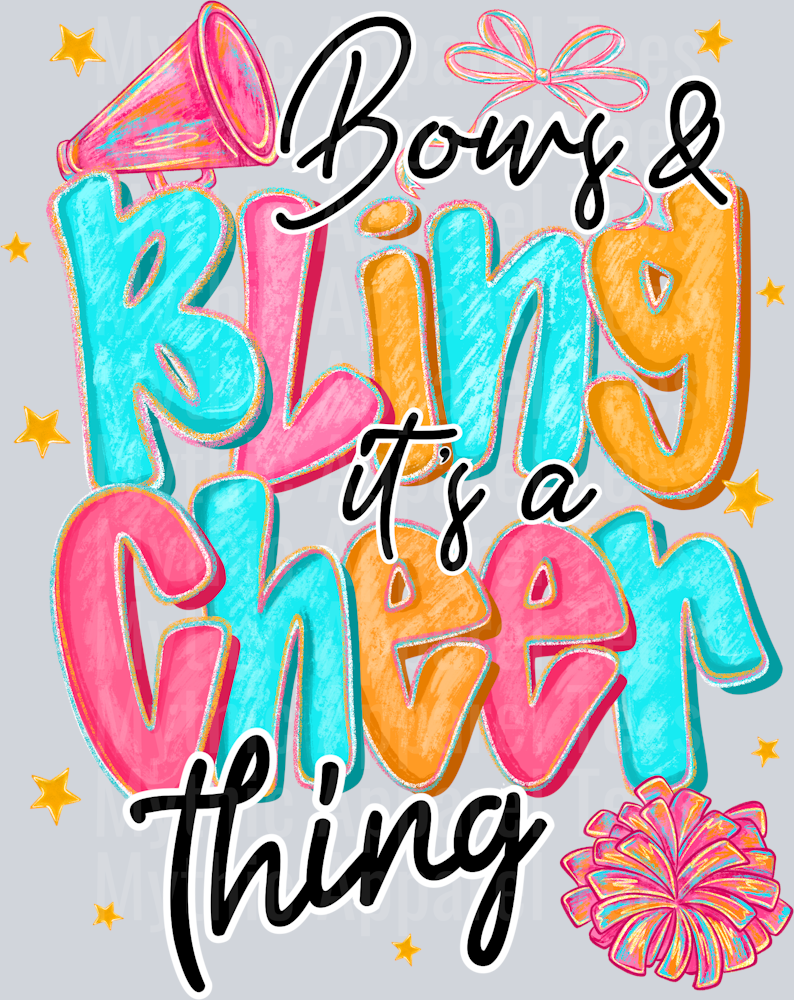 Bows and Bling Its a Cheer Thing