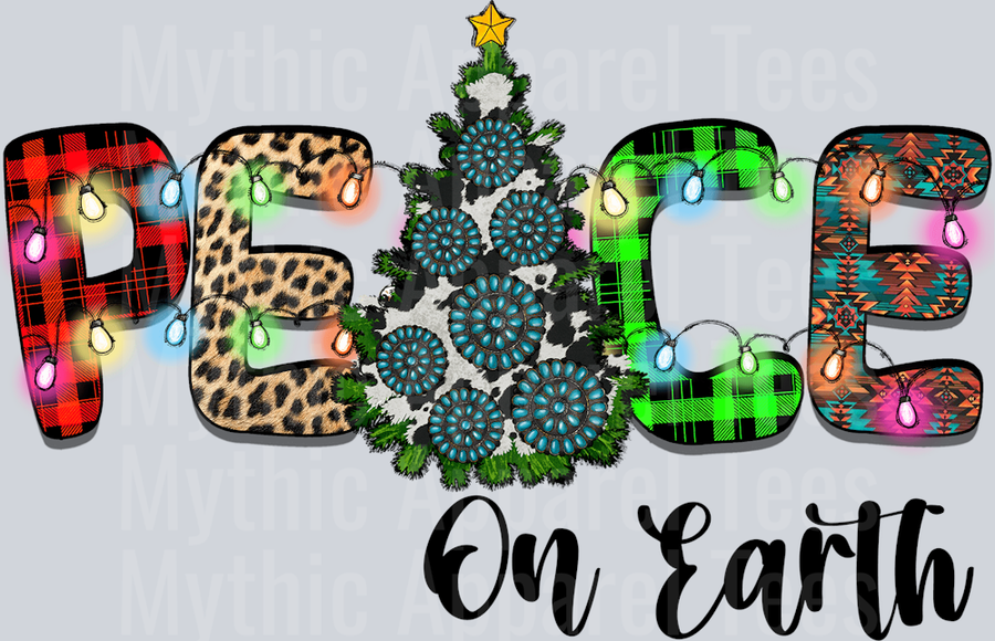 Peace On Earth Christmas Tree