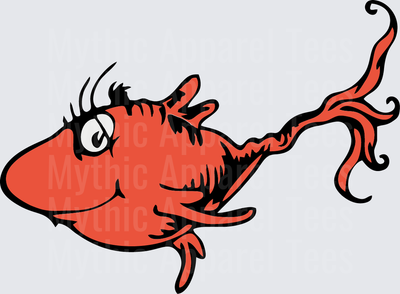 DR Seuss One Fish Two Fish Red Fish Classic Character