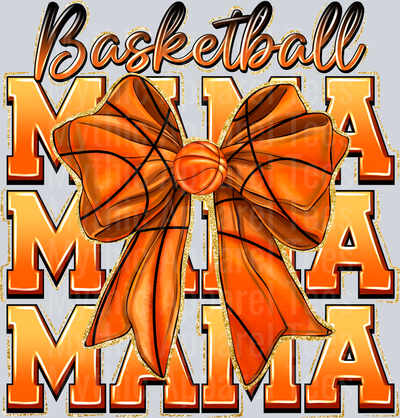 Basketball Mama Bow