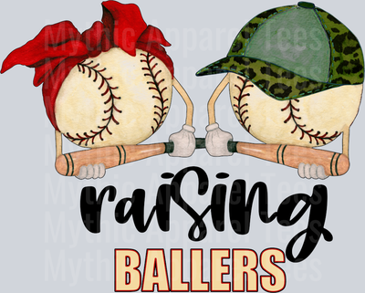 raising ballers baseball mom and baseball player DTF Baseball Transfers