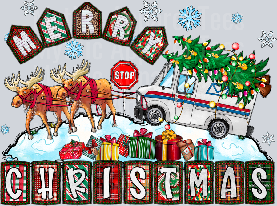Christmas Stage coach Post office postal services