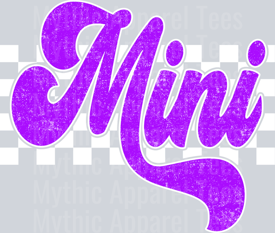 Purple Checkered Mini 2