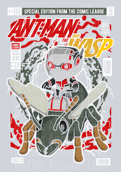 Antman Ant Thony Comic Book Cover STYLE DTF Pop Culture Transfers