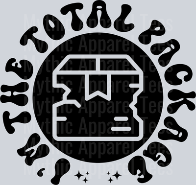 Im The Total Package Pocket Pocket Funny Wavy Retro Words Black