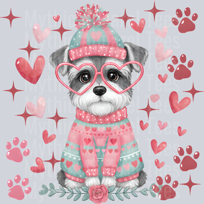 scnauzer Dog Valentines Day