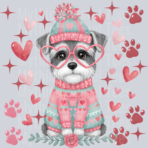 scnauzer Dog Valentines Day