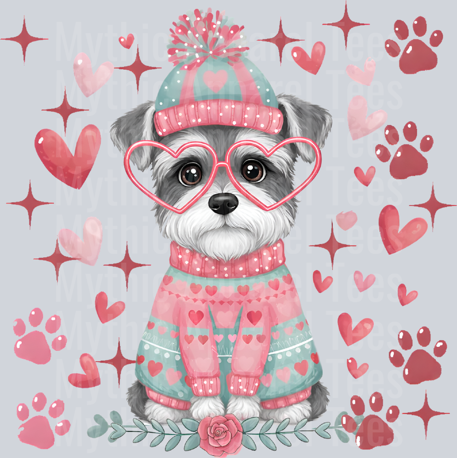 scnauzer Dog Valentines Day
