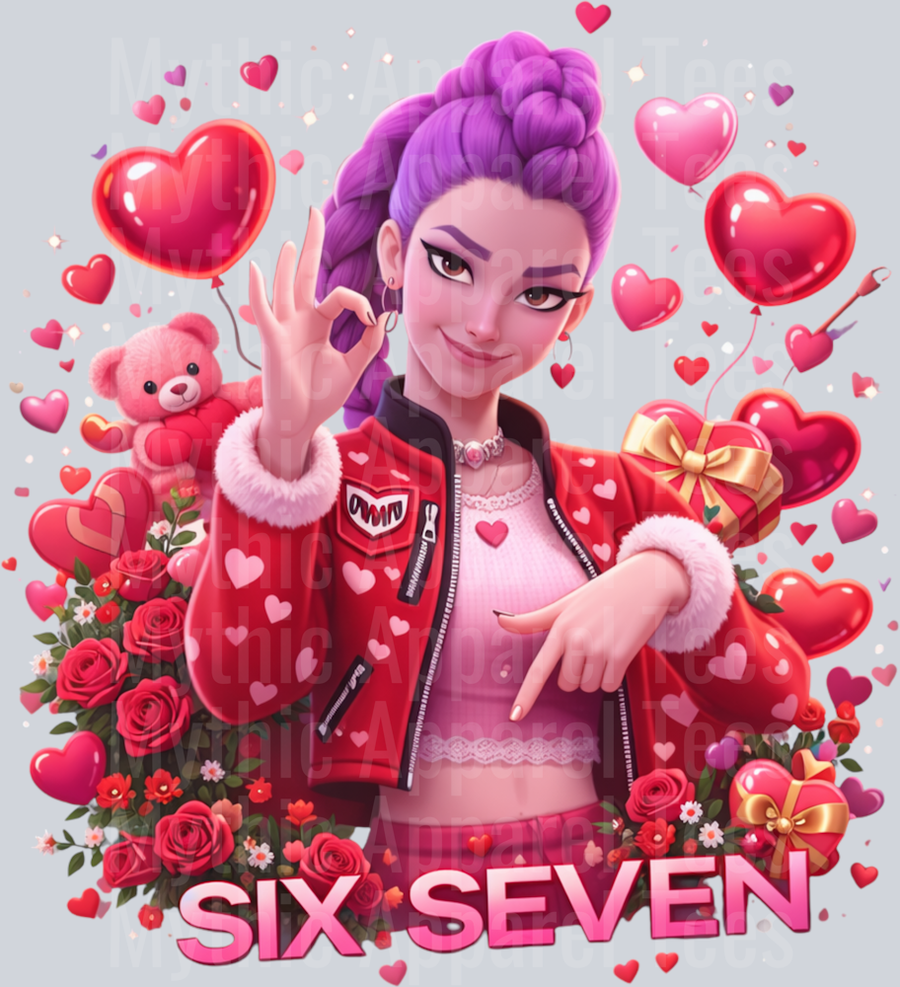6 7 K-Pop Demon Hunters DemonX Valentines Day Transfers