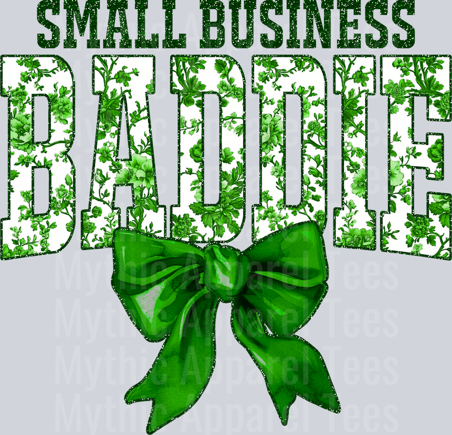 Green Small Business Baddie