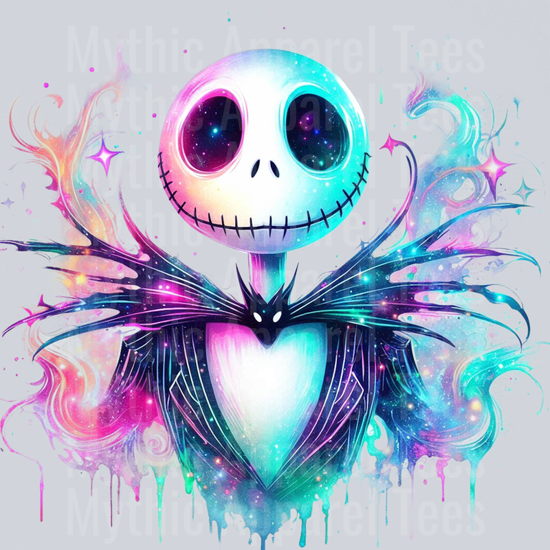 Jack Skellington Nightmare Before Christmas Disney 2 Colorful Pop Art Pop Culture Cosmic style